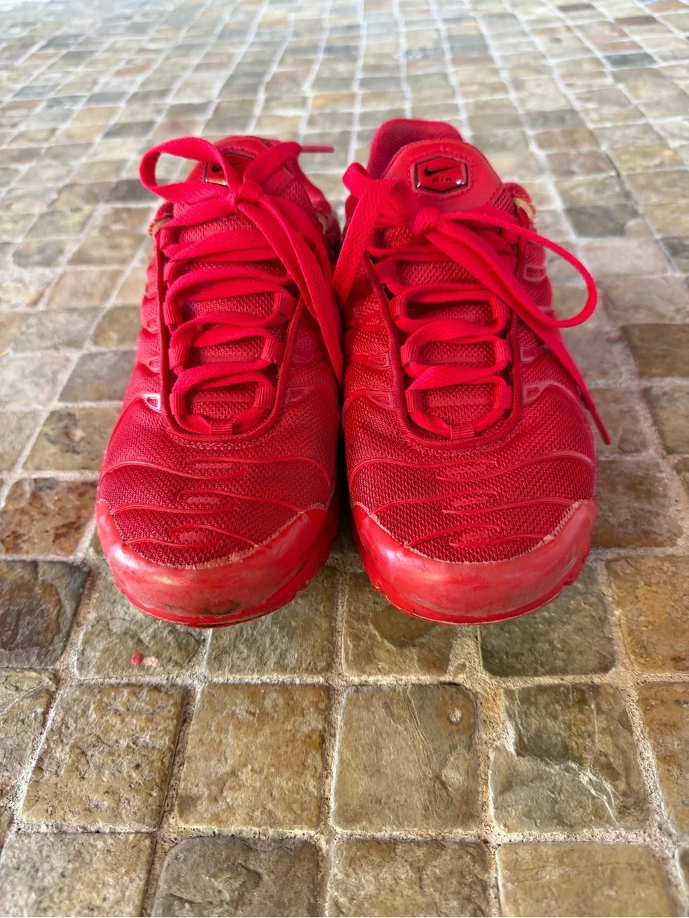 Nike red shoes
